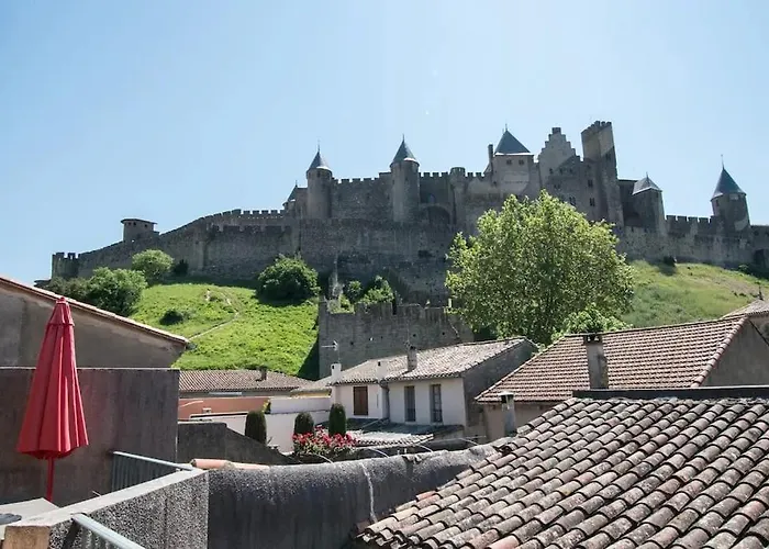 Le Saint Gimer - Vue Sur La Cite Medievale - Climatisation